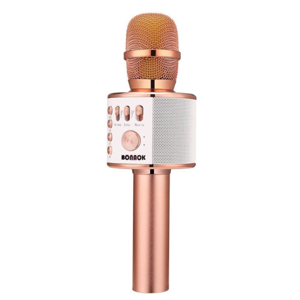 bonaok wireless bluetooth karaoke microphone